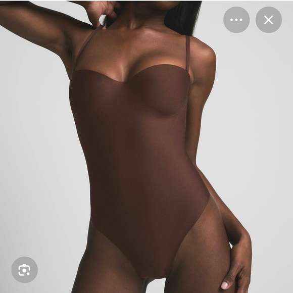 SKIMS Other - SKIMS Cocoa Underwire Thong Bodysuit sz 2x